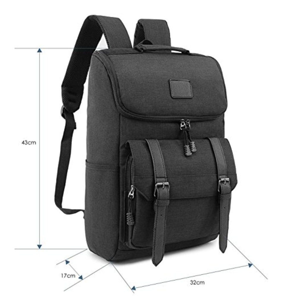 NEW Mens Vintage Casual Backpack - Picture 4 of 4